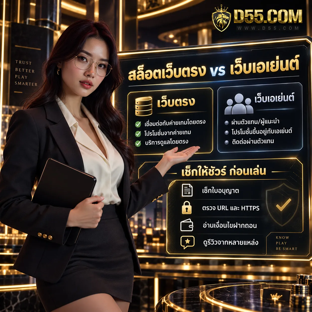สล็อตเว็บตรงกับเว็บเอเย่นต์ต่างกันอย่างไร เลือกแบบไหนต้องดูอะไร