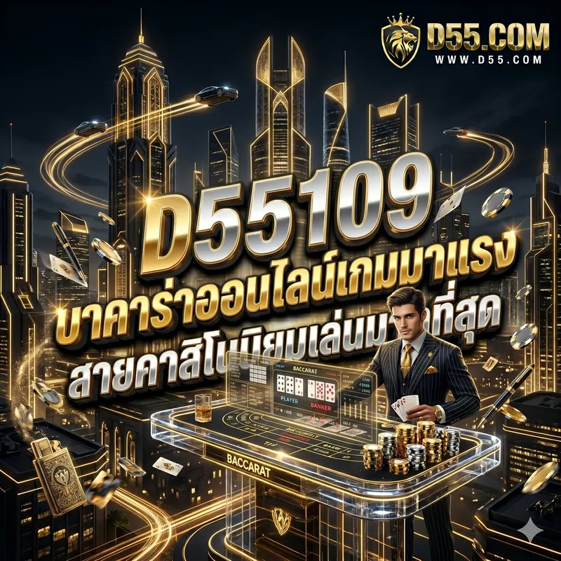 D55109.com บาคาร่าออนไลน์เกมมาแรง สายคาสิโนนิยมเล่นมากที่สุด